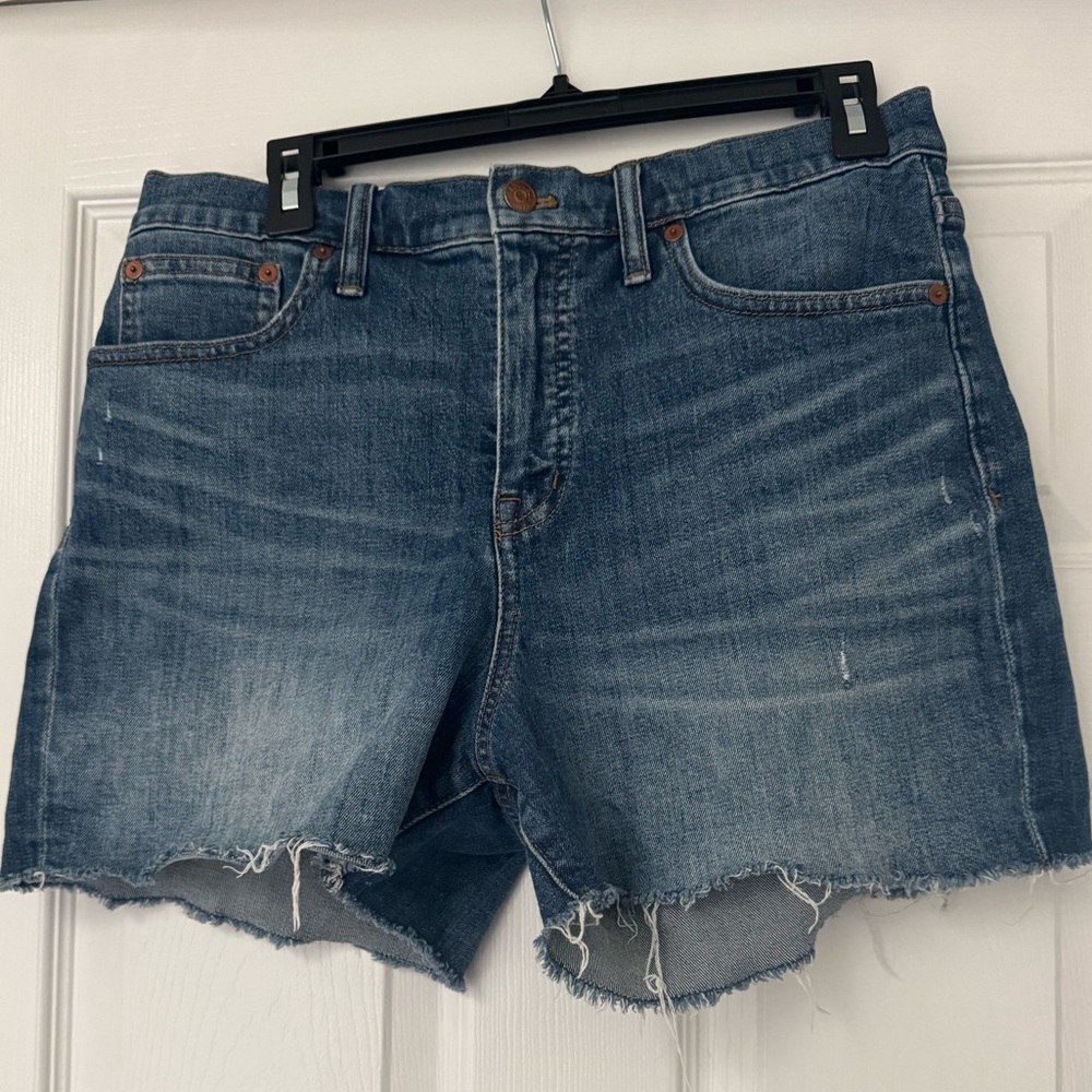 Madewell Blue Jean Cutoff Shorts